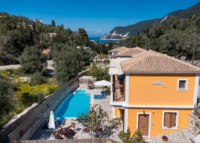 Delphinus Villas-villa Nikitas アパート Áyios Nikítas